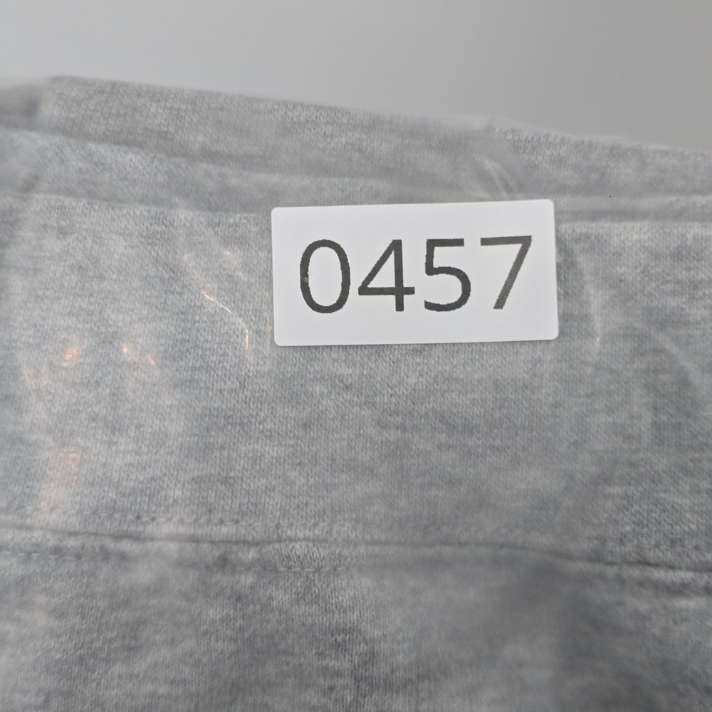 Reebok Mens Quarter Zip Sweatshirt Gray Large Pullover RBLK111704 Logo Fleece - Picture 14 of 14